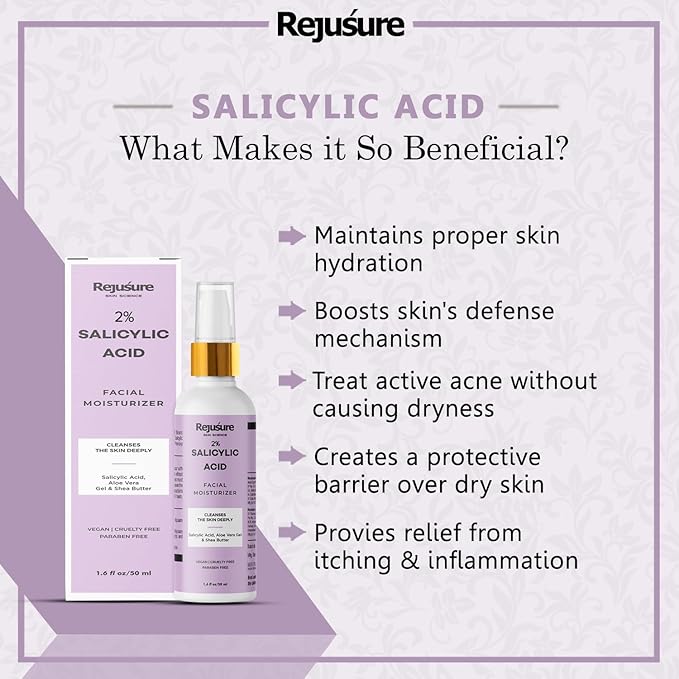 Rejusure 2% Salicylic Acid Moisturizer - 50 Ml