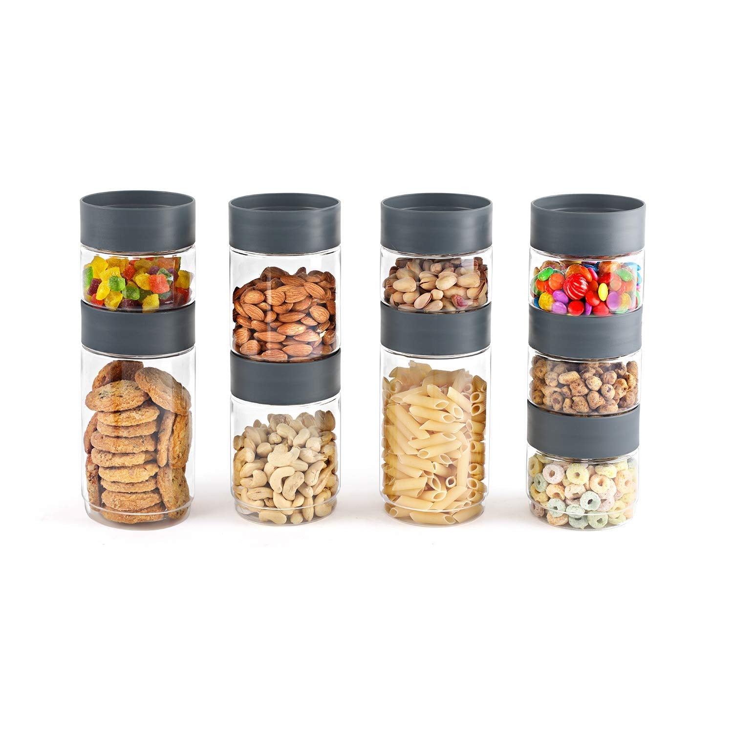 Cello Modustack Glassy Storage Jar Set