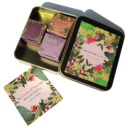 Daughter Earth Vegan Lip and Cheek Tint for Women | Pinot Noir, Original Pink, Coffee Nude - 4.5 Gms