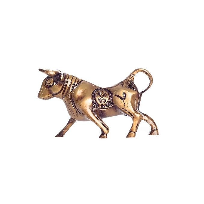 Ecraftindia Brass Kamdhenu Cow Sculpture