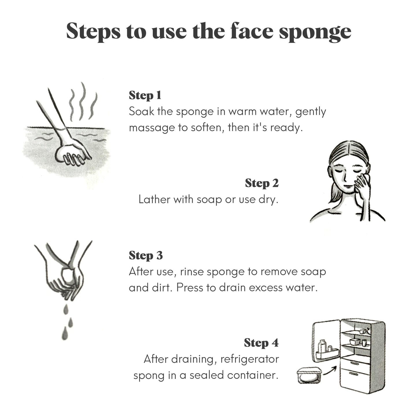 ILEM JAPAN Natural Konjac Sponge Face (Green Tea)