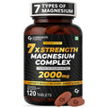 Carbamide Forte Magnesium Supplement with Magnesium Glycinate, Citrate & Complex Supplement with 7X Strength | 2000 mg per Serving | 120 Tablets