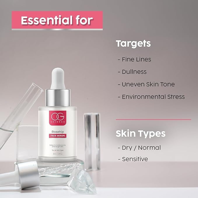 Og Beauty Science Rosehip Face Serum - 30 ml
