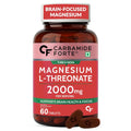 Carbamide Forte L Threonate 2000mg Per Serving | Magnesium Supplement for Memory, Focus & Better Sleep â€“ 60 Veg Magnesium Tablets