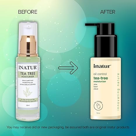 Inatur Oil Control Tea Tree Moisturizer - 50 ml