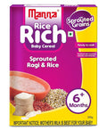 Manna Baby Cereal Sprouted Ragi & Rice - 200 gms