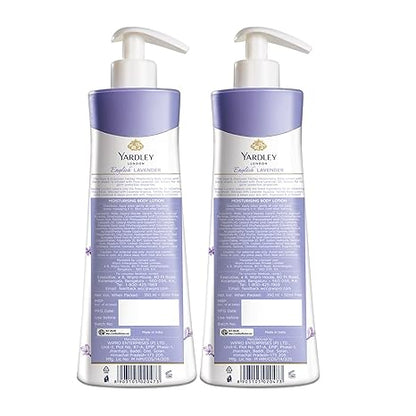 Yardley London English Lavender Moisturizing Body Lotion - 350 ml (Pack of 2)