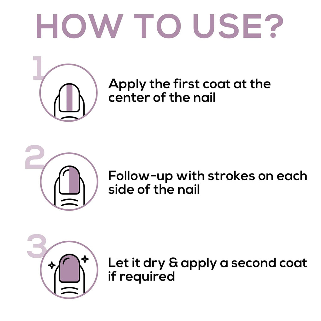 RENEE Hyper Gel Nail Paint - Lavender Mist| Quick Drying| Long Lasting| Chip resisting Formula with High Shine & Full Coverage| One Stroke Application| Acetone & Paraben Free| 10 Ml Each