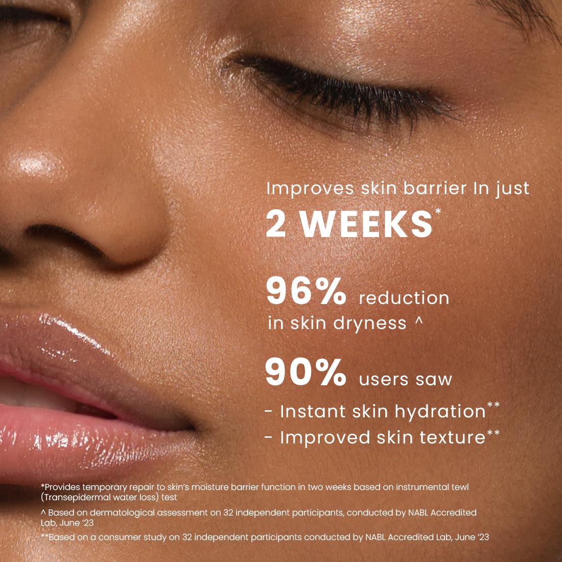 Hyphen 2% Ceramide-Peptide Complex Barrier Repair Face Moisturizer- Normal to Dry Skin | Lightweight Gel Cream, Oil-Free Hydration for dry skin | Non-Comedogenic Non Sticky Cream for Women, Men -50ml