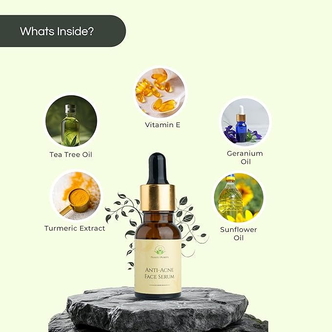 PrakritPurity Anti-Acne Face Serum - 30 ml