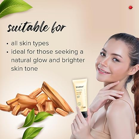 Inatur Sandal Scrub  - 100 gms