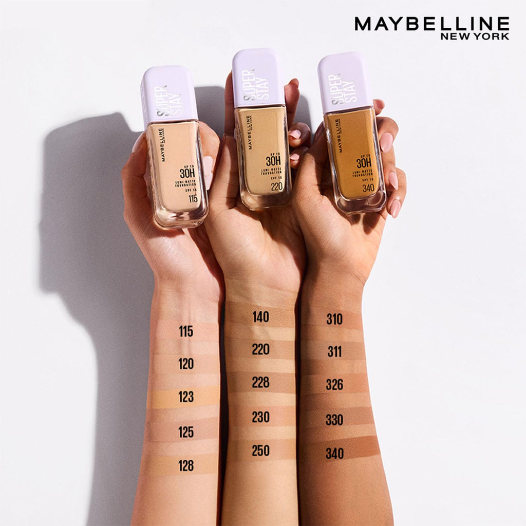 Maybelline New York Super Stay Lumi-Matte Liquid Foundation - 128, Up To 30H Long Wear, Water & Transfer Proof. SuperStay Lumi-Matte Liquid Foundation comes with Non-comedogenic & Vegan Formula | 35ml