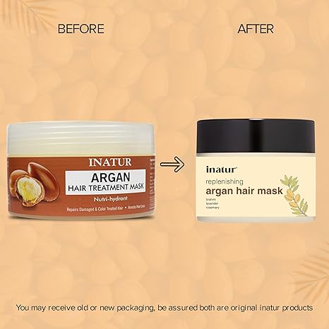 Inatur Argan Hair Mask Hair Strengthening - 200 gms