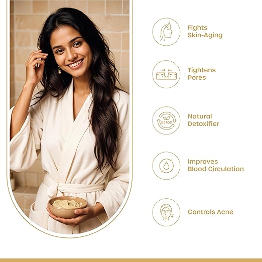 DPetals Multani Mitti Powder for Face Pack - 100 gms