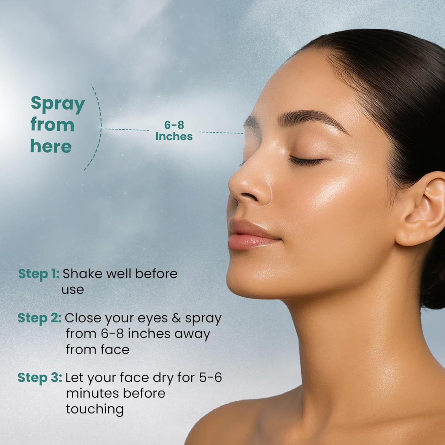 FACES CANADA Ultime Pro Makeup Fixer, 100 ml | Long Lasting Makeup Setting Spray | Keeps Makeup Intact | Hydrates, Soothes & Refreshes Skin | Hyaluronic Acid & Vitamin E Enriched | No Alcohol