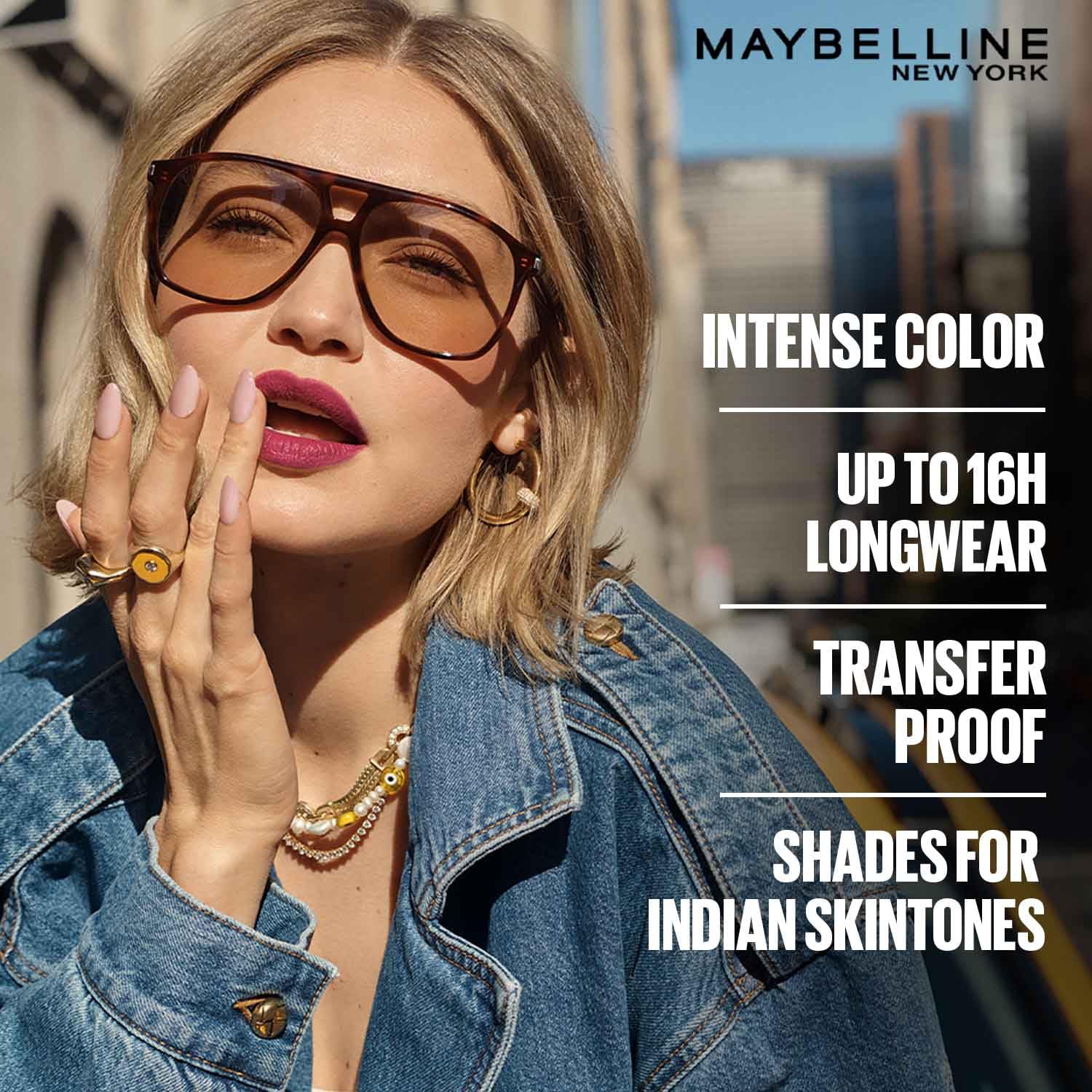 Maybelline New York Lash Sensational Sky High Blue Mascara, Plum Twilight | Lengthening & Easy Wash Formula, 7.2ml