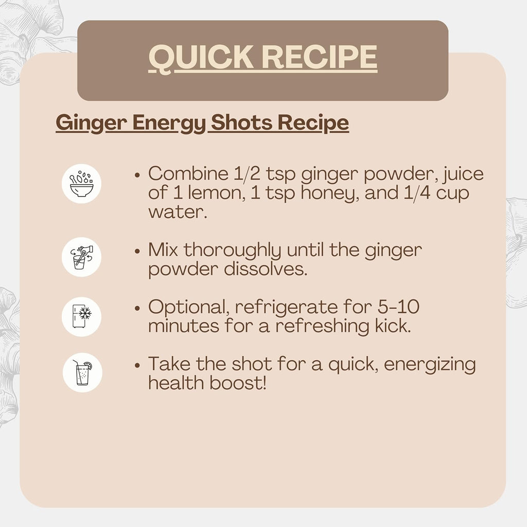 Herbojit Ginger Powder Pure & Authentic Ground Ginger Spice - 200 Gms