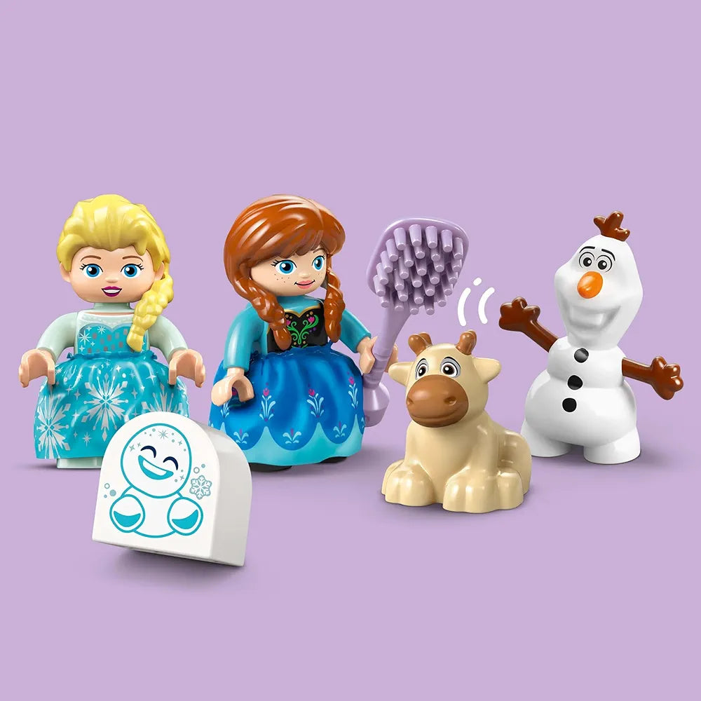 Lego Duplo Disney Anna and Elsa’s Frozen Castle Party Buildable Toddler Toy 10455 Building Blocks Toys for 2+ Gift for Boys and Girls