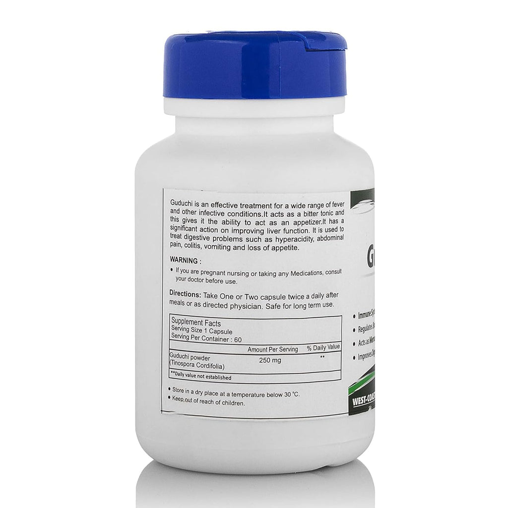 Healthvit Guduchi 250 mg 60 Capsules