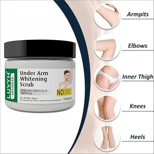 Luvyh Underarms Whitening Body Scrub - 100 gms