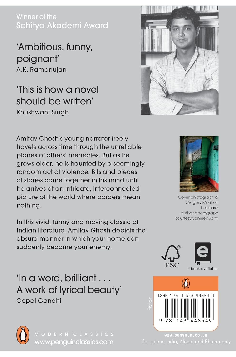 The Shadow Lines (PAPER BACK)-AMITAV GHOSH