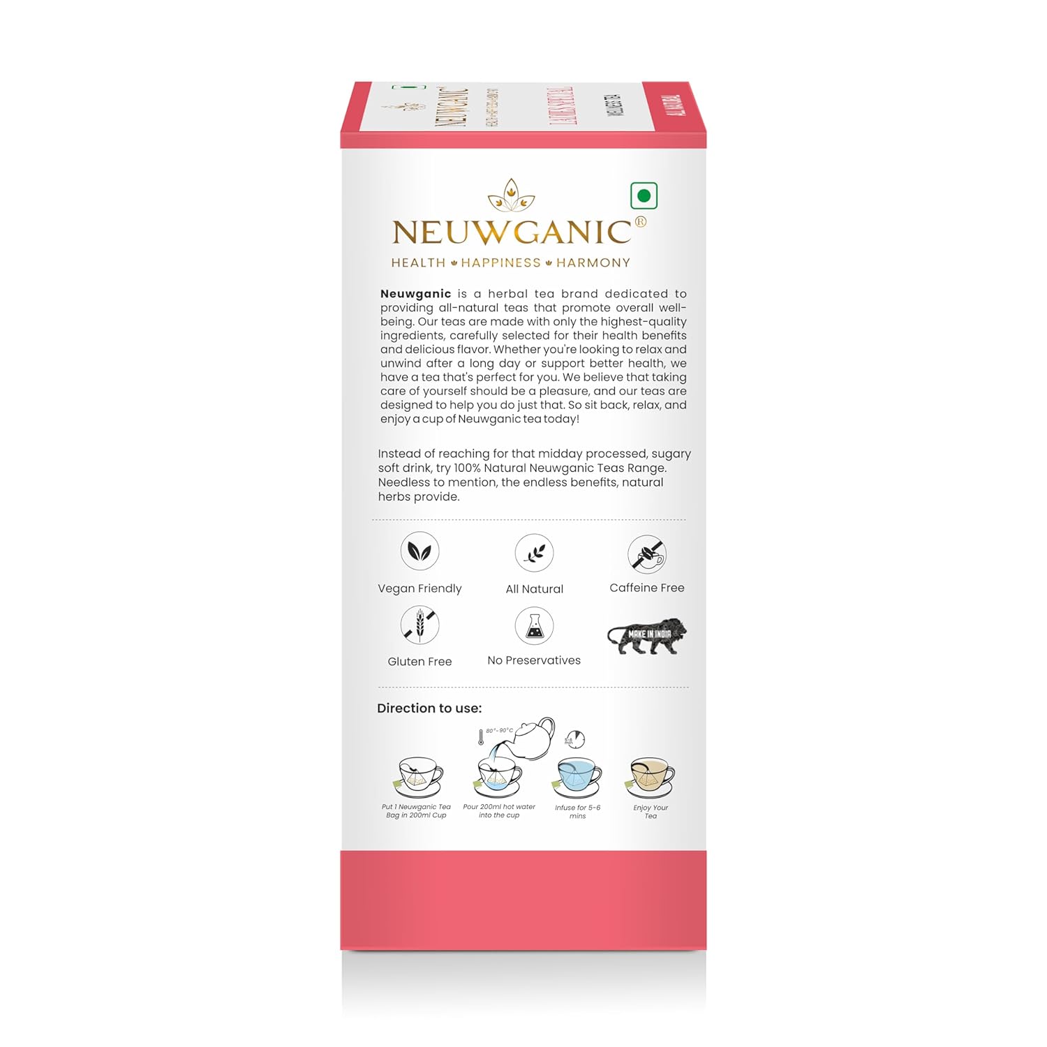 Neuwganic Ladies Special Wellness Tea Bags - 25 Tea Bags