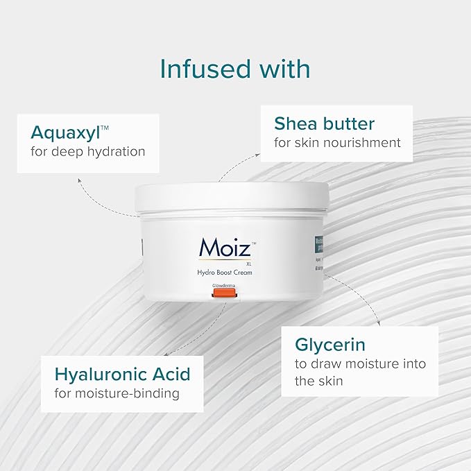 Moiz Xl Hydro Boost Face & Body Cream | Formulated With 13 Moisturizers  - 500 Gms