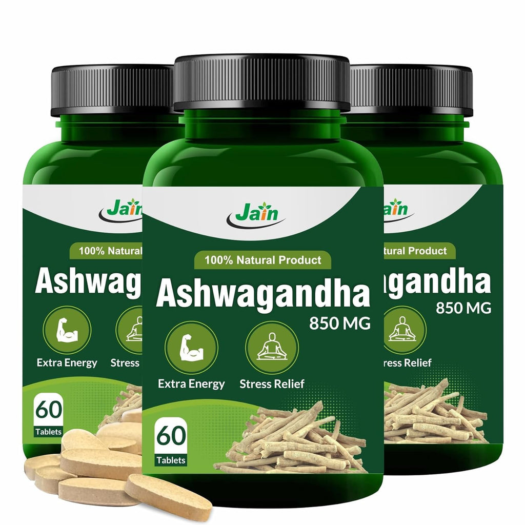 Jain Ashwagandha 850mg Tablets - 60 tablets