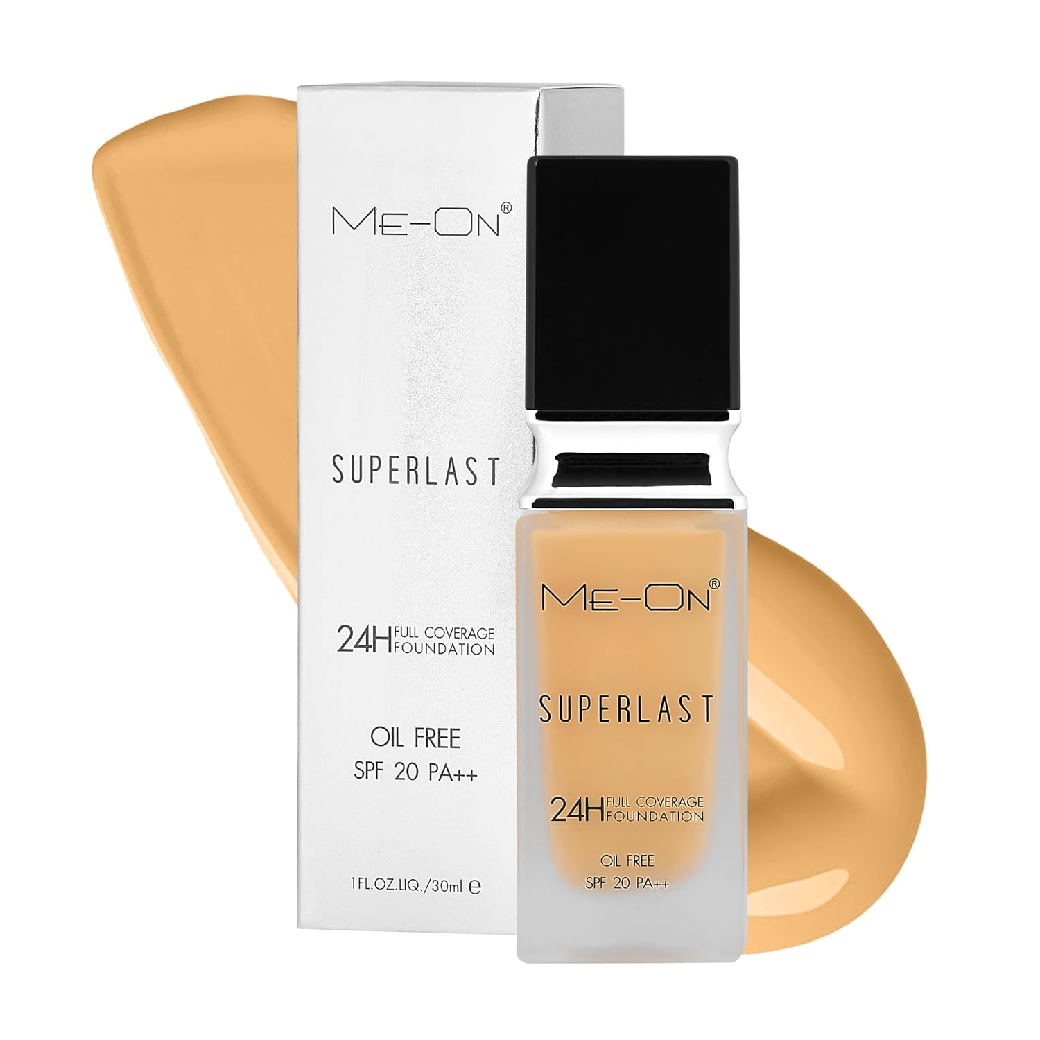 ME-ON Superlast Foundation, SPF 20 PA++ (23 Skin Beige, 30 ML)
