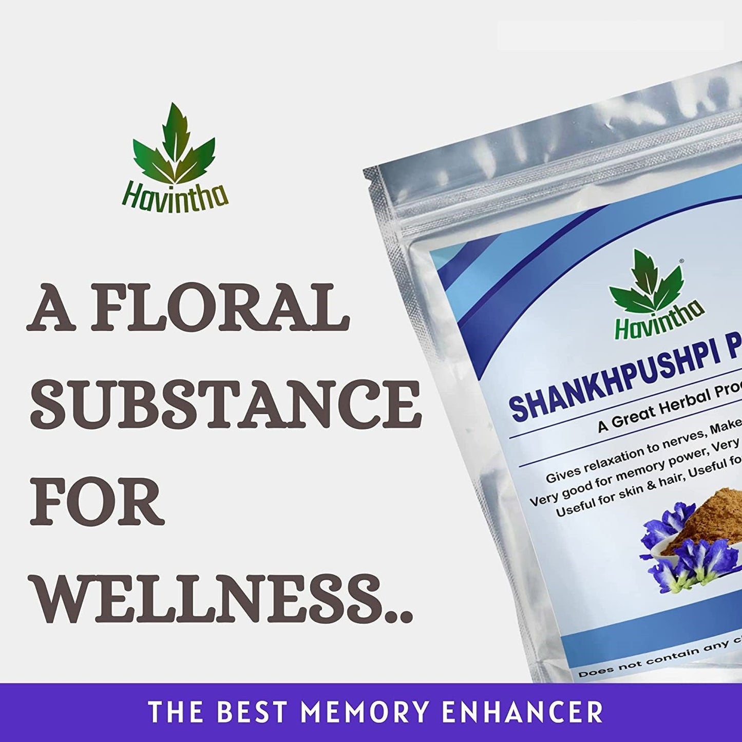 Havintha Natural Shankhpushpi Powder  -  227 gms