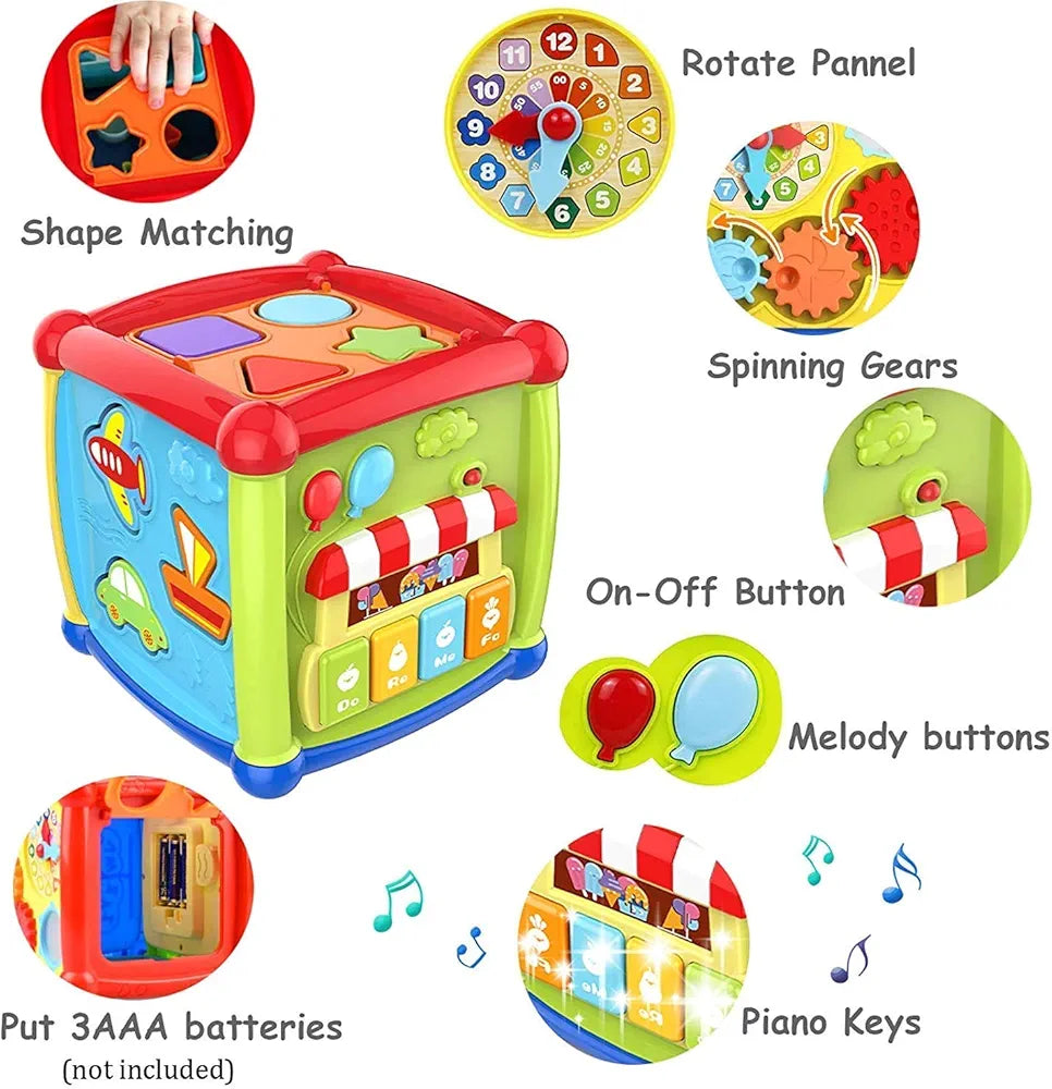 Lefan Learning Activity Cube Toy