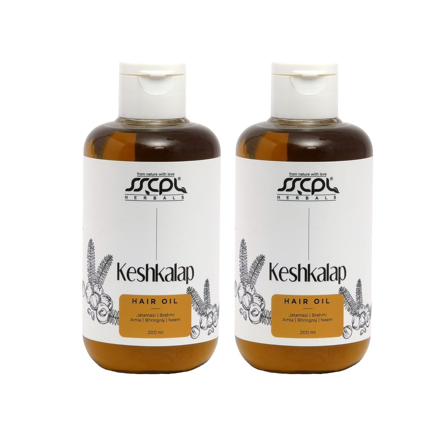 Sscpl Herbals Keshkalap Advance Sesame Hair Oil - 200 ml (Pack of 2)