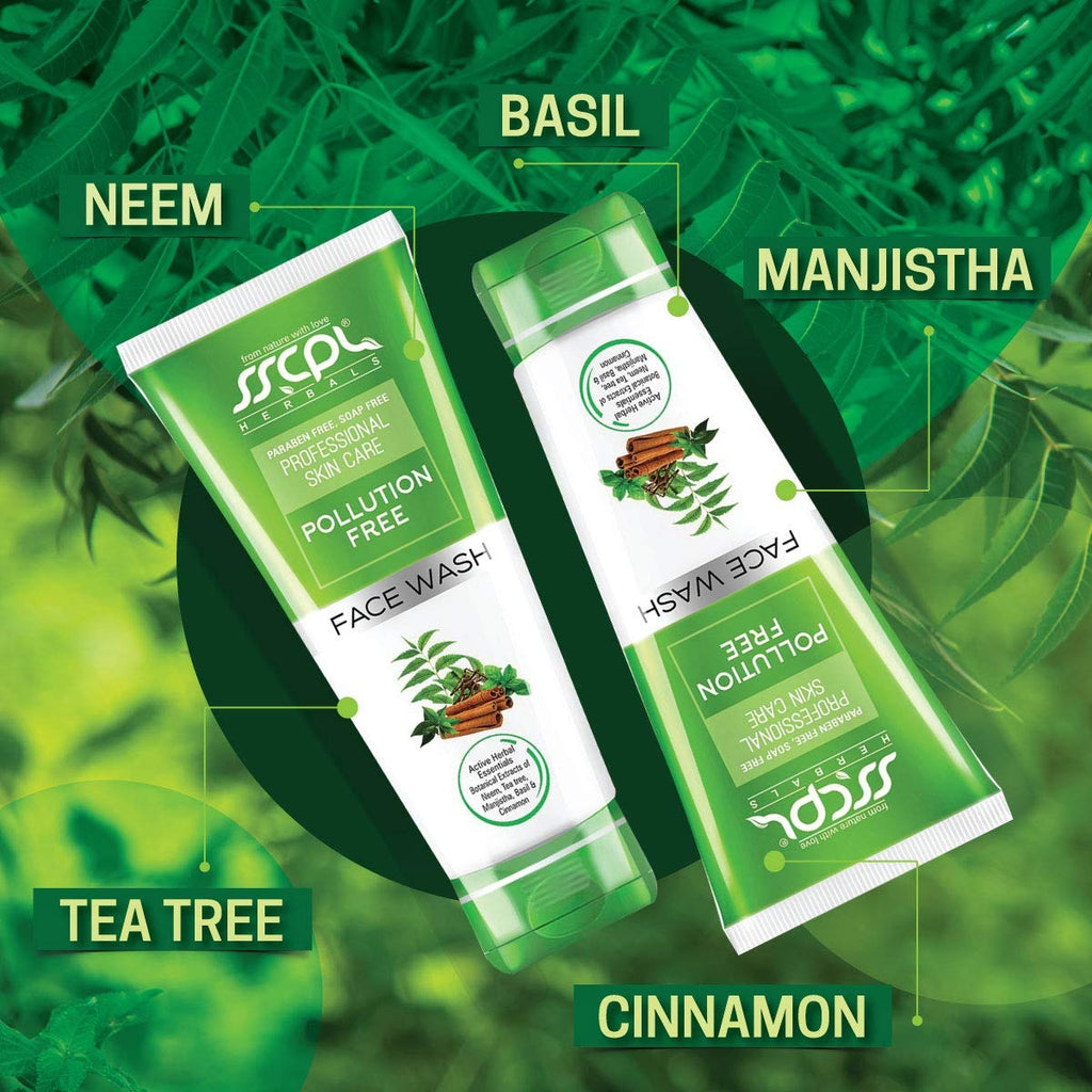 Sscpl Herbals Pollution Free Face Wash - 100 gms (Pack of 2)