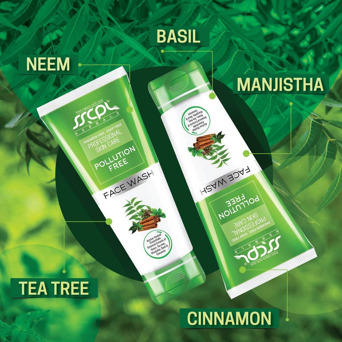 Sscpl Herbals Pollution Free Face Wash - 100 gms (Pack of 2)