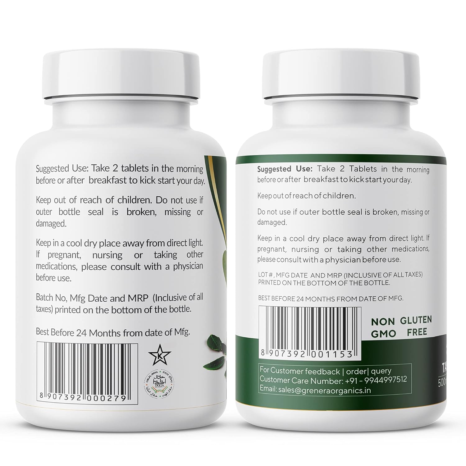 Grenera Moringa and Spirulina Combo