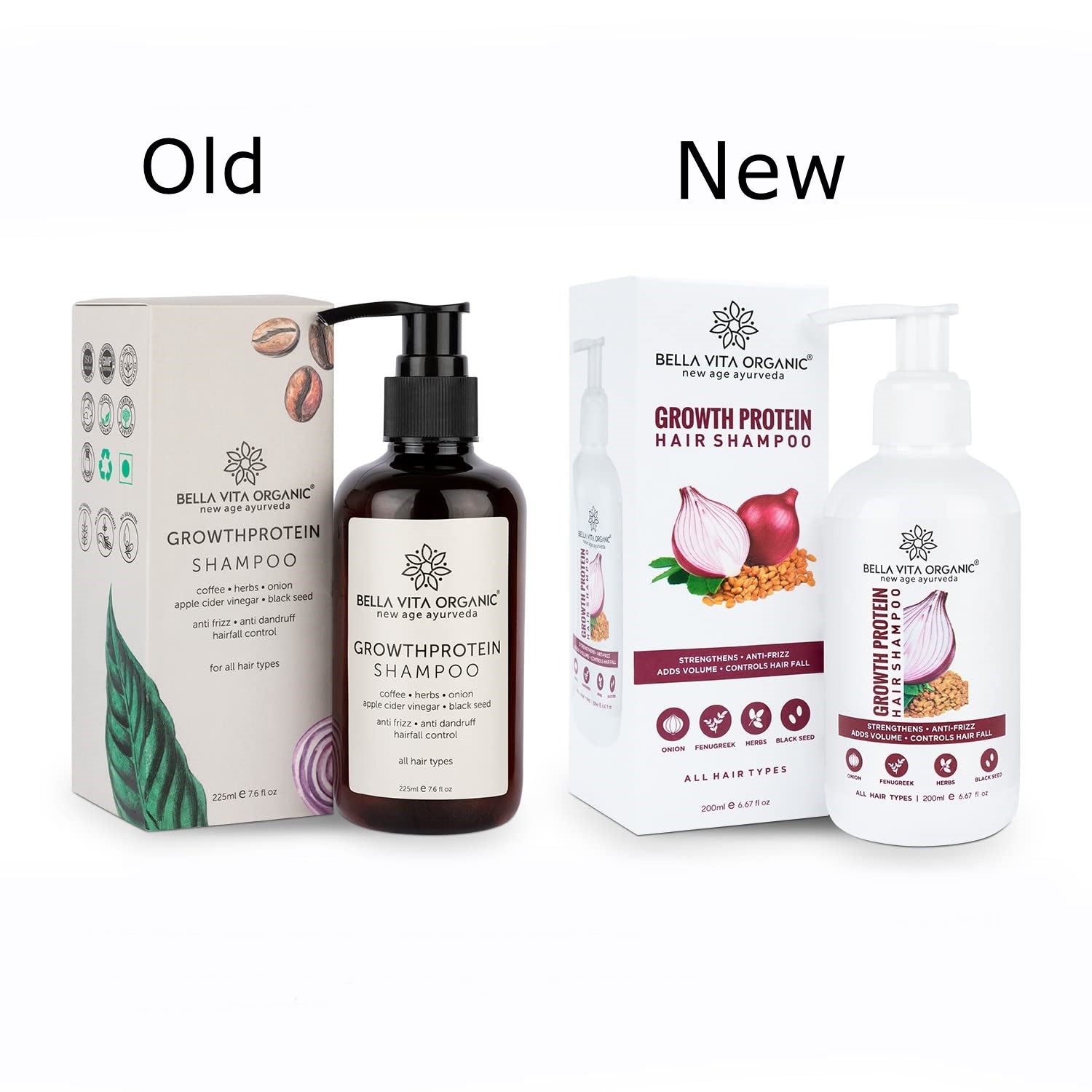 Bella Vita Organic Growth Protein Shampoo - 200 ml