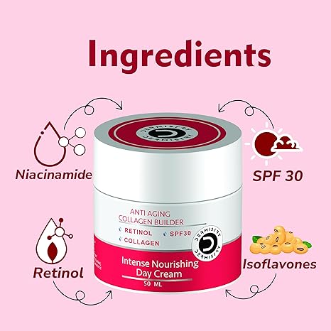 Dermistry Anti Aging Retinol Spf 30 Collagen Face Moisturizer Day Cream - 50 ml