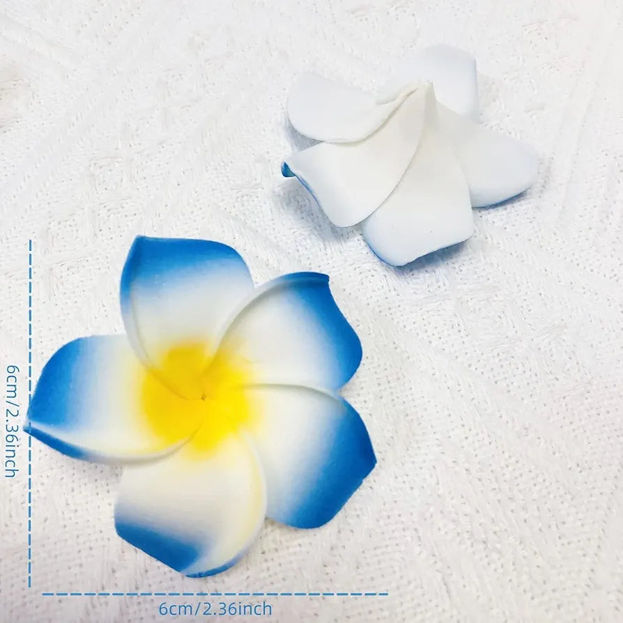 Artificial Fake Foam Hawaii Frangipani Floating Beach Champa Flowers
