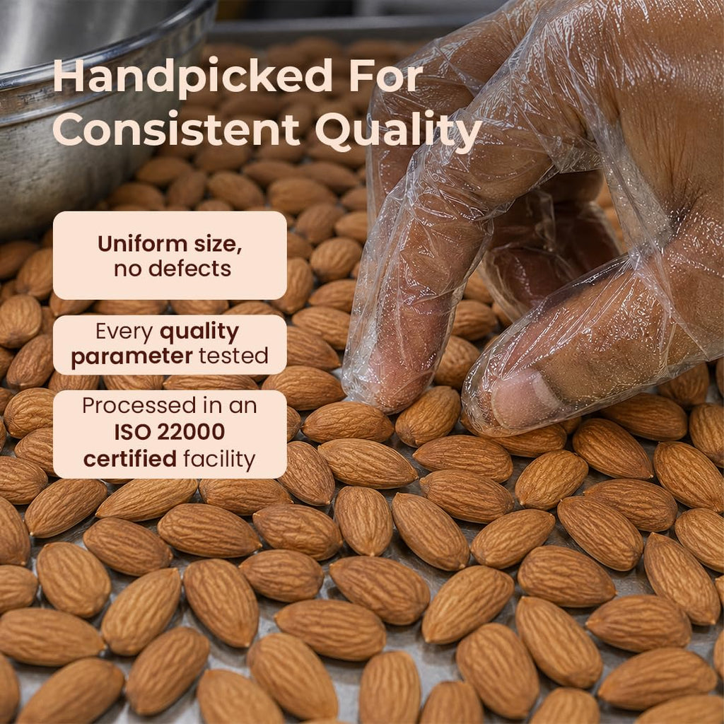 Bolas Royal California Almonds 250g | Badam Giri | High in Fiber | Rich in Protein, Magnesium & Phosphorus | Crunchy Nuts & Dry Fruits