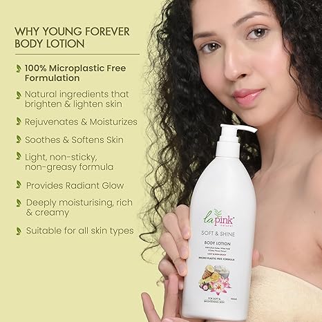 La Pink Young Forever Soft & Shine Body Lotion - 450 ml