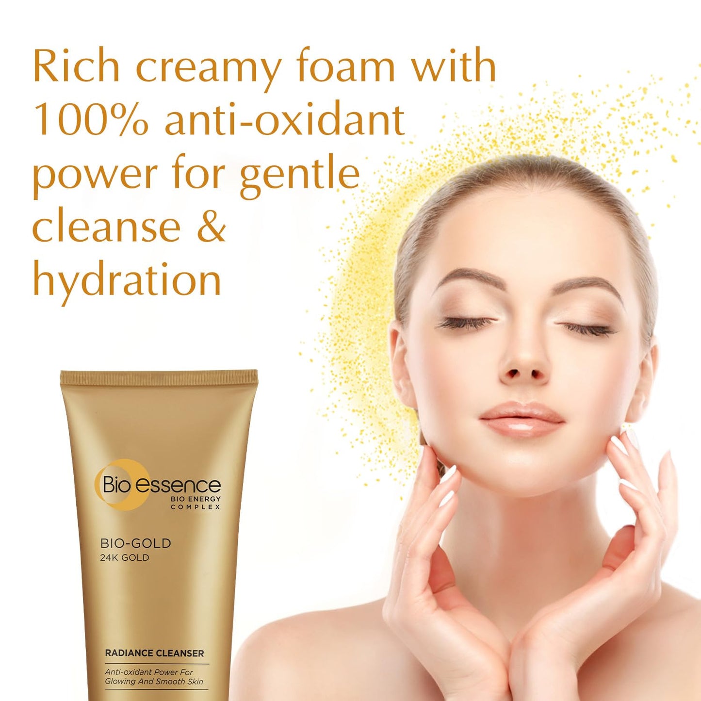 Bio Essence 24K Gold Radiance Face Cleanser - 100 gms