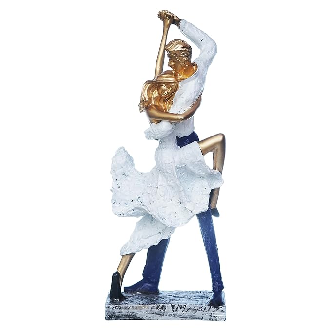 Ecraftindia Tango Dancing Couple Statue Human Figurines Decorative Showpiece