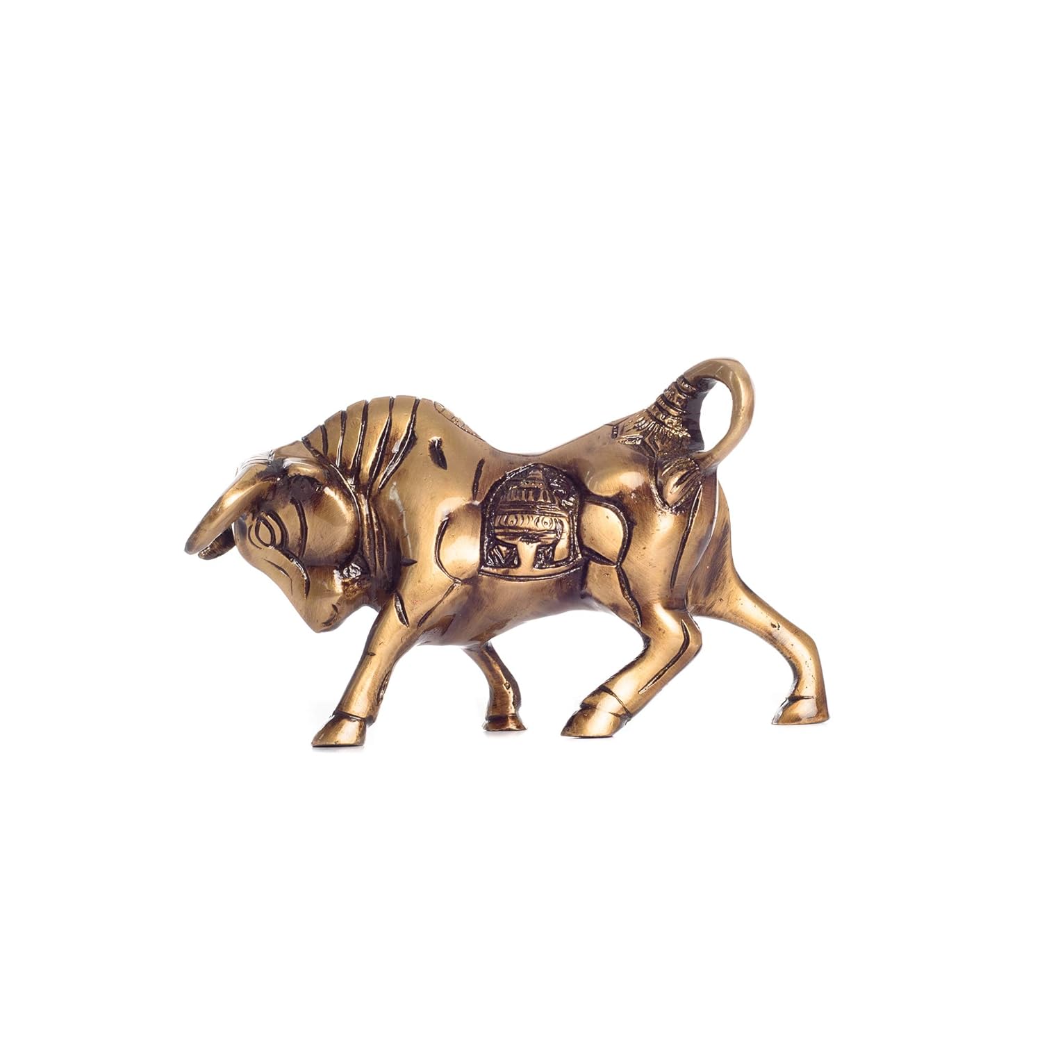Ecraftindia Brass Kamdhenu Cow Sculpture