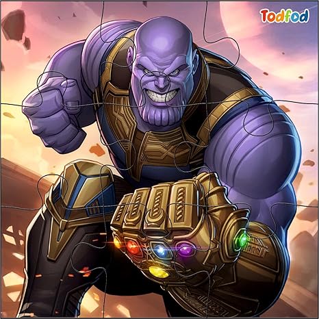 TodFod Wooden Jigsaw Puzzles Toy for Kids & Children Marvel Avengers 54 Pieces 6 in 1 Jigsaw Puzzles