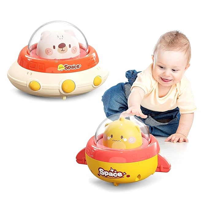 Kidology Space Car Press to Go Car for Toddlers Multicolor