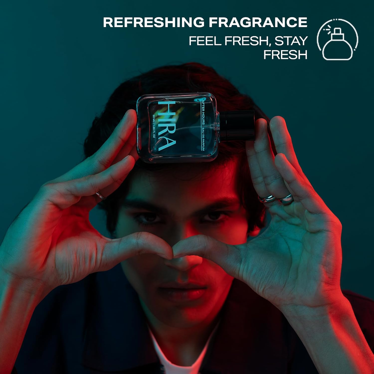 HIRA After Hours Perfume for Men | Perfume for Men Long Lasting Smell | Best Men Perfume with Fresh & Woody Notes | Bold Night-Out & Date Fragrance | 50ml Eau De Parfum for Men