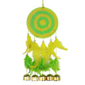 Wind Chime 5 Bell Dream Catcher Green Small