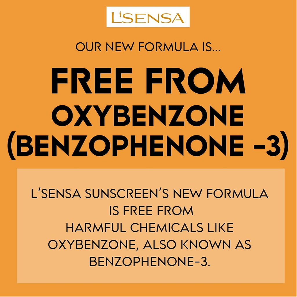 L'SENSA Sunscreen SPF 50 for Oily Skin, Anti-Tan, Waterproof Sun cream, 1% Hyaluronic Aqua Gel, Free from Oxybenzone, For Oily, Combination & Ace Prone Skin, Make-Up Friendly For Women & Men, 50Gram
