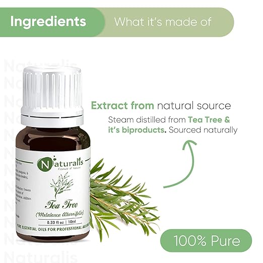 Naturalis Tea Tree Oil Tea Tree Oil for Acne Pimples - 10 ml