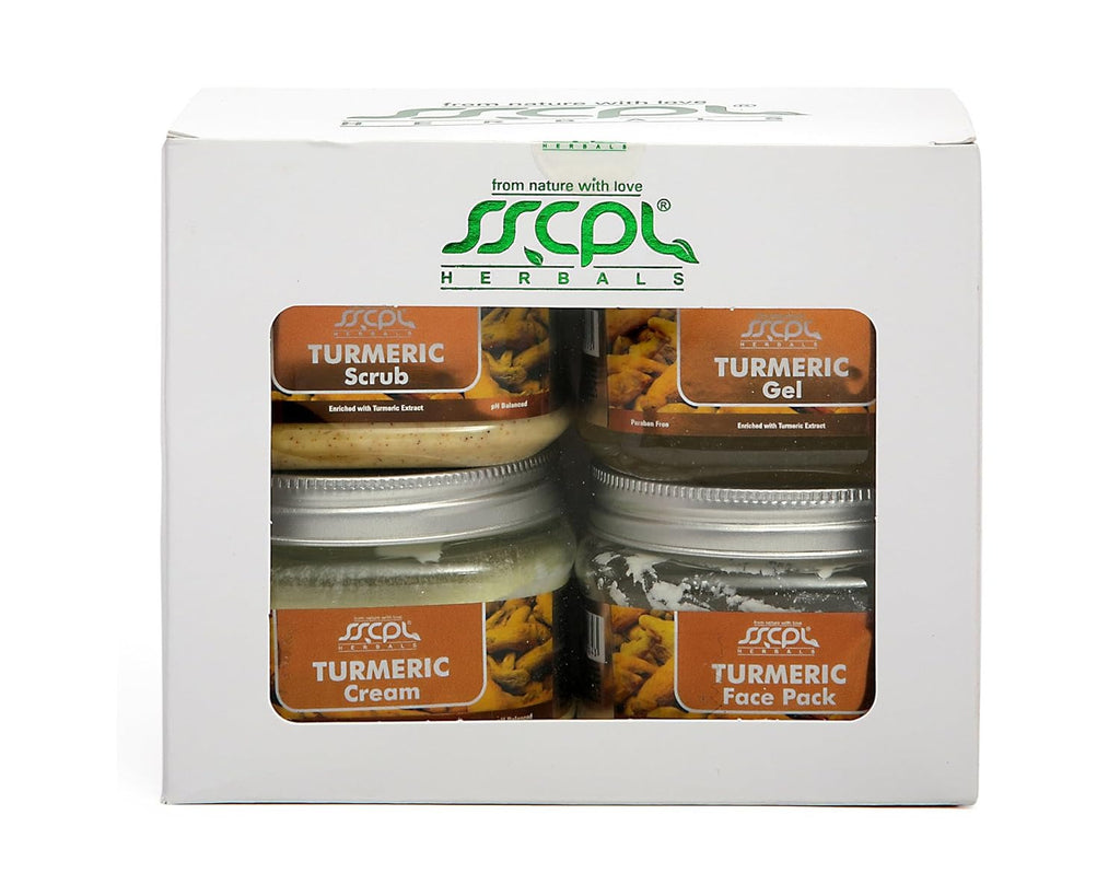 Sscpl Herbals Turmeric Facial Kit - 150 gms (Pack of 4)